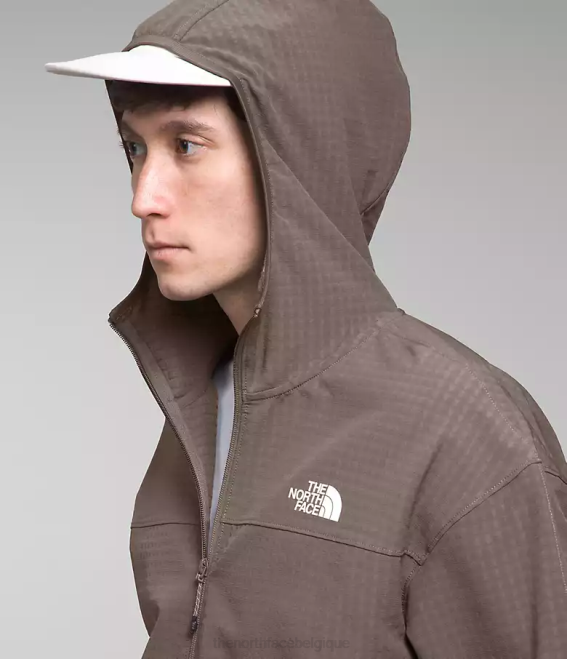 faucon brun Hommes The North Face sweat à capuche grille tekware 62XR832
