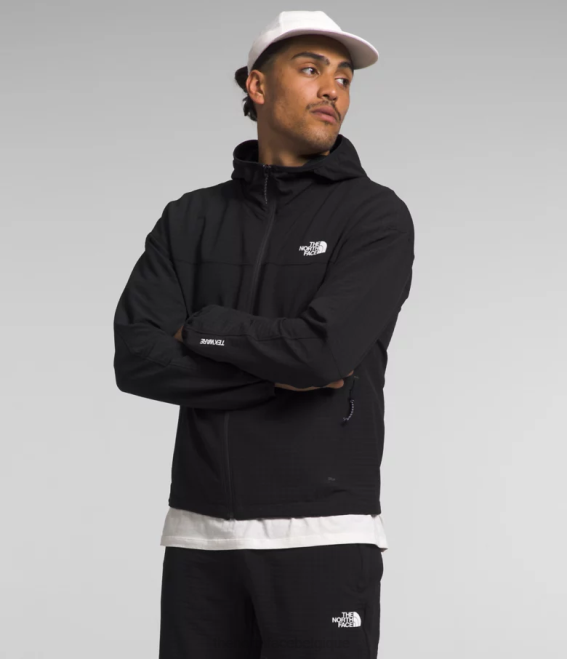 tnf noir Hommes The North Face sweat à capuche grille tekware 62XR833