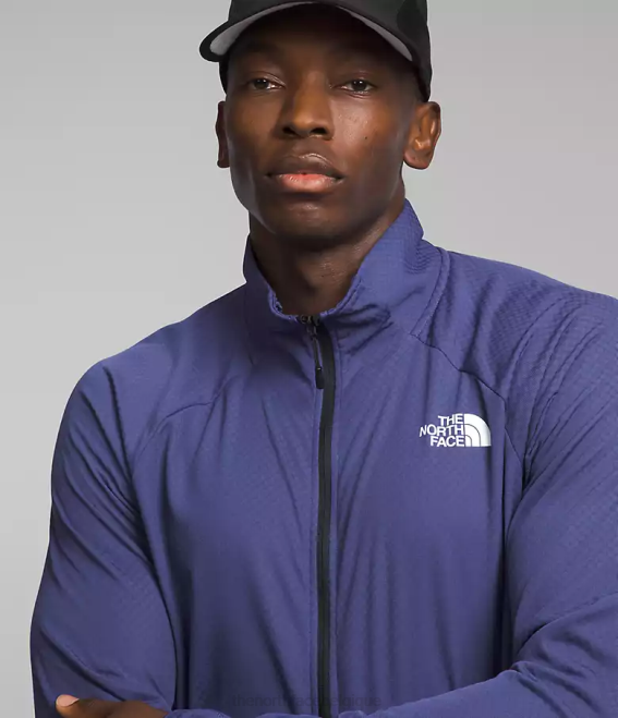 bleu grotte Hommes The North Face summit series futurefleece lt-zip 62XR355