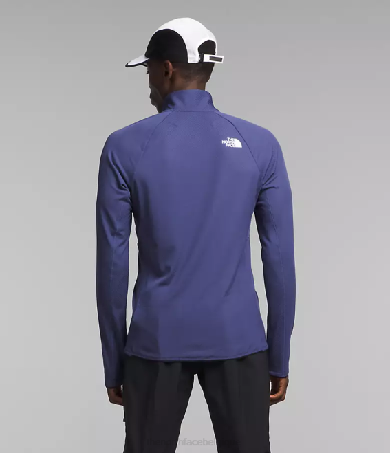 bleu grotte Hommes The North Face summit series futurefleece lt-zip 62XR355