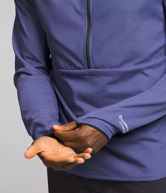 bleu grotte Hommes The North Face summit series futurefleece lt-zip 62XR355