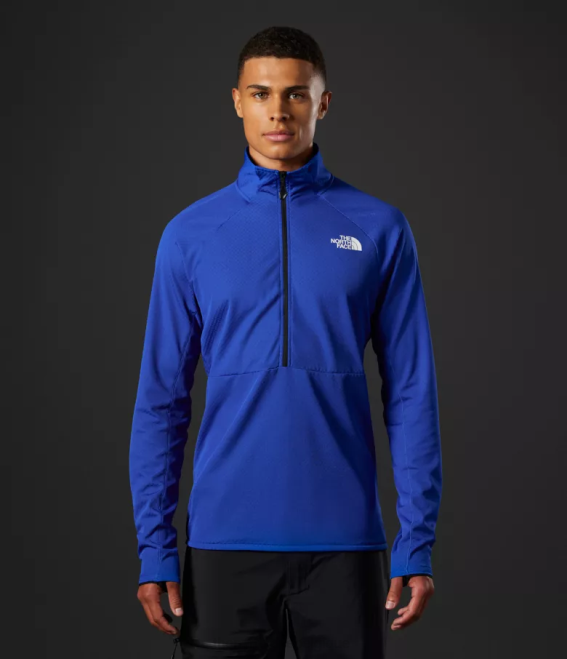 bleu tnf Hommes The North Face summit series futurefleece lt-zip 62XR352