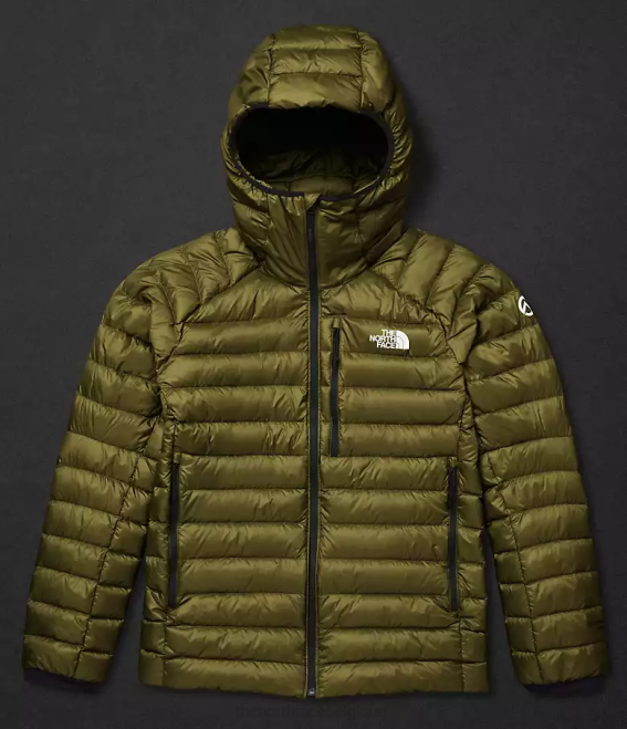 olive militaire Hommes The North Face sweat à capuche breithorn série summit 62XR917
