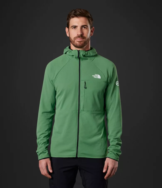vert herbe profonde Hommes The North Face sweat à capuche entièrement zippé Summit Series Futurefleece 62XR407