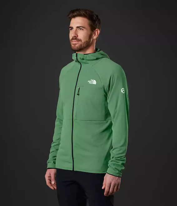 vert herbe profonde Hommes The North Face sweat à capuche entièrement zippé Summit Series Futurefleece 62XR407