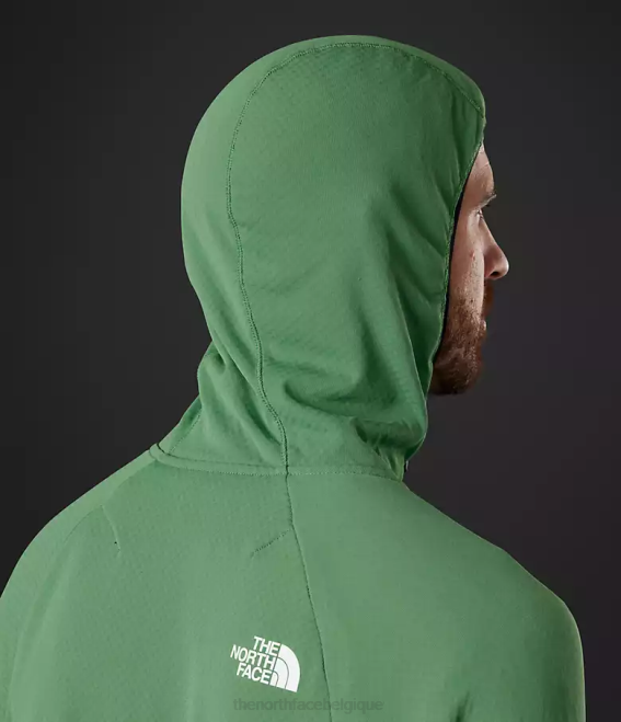 vert herbe profonde Hommes The North Face sweat à capuche entièrement zippé Summit Series Futurefleece 62XR407