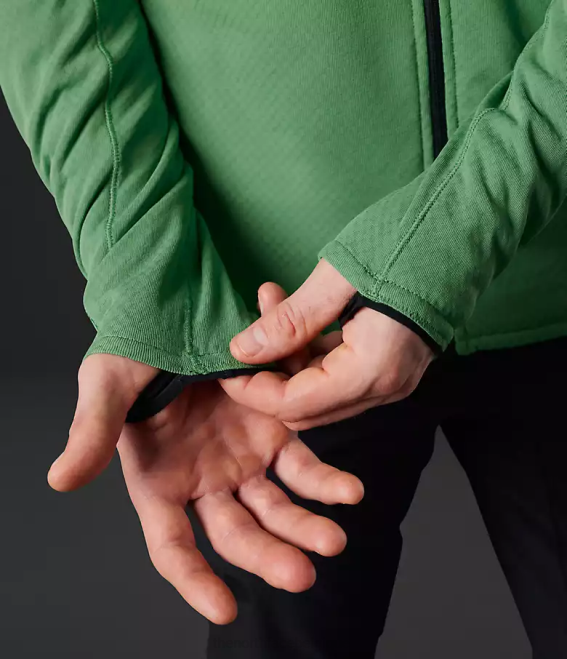 vert herbe profonde Hommes The North Face sweat à capuche entièrement zippé Summit Series Futurefleece 62XR407