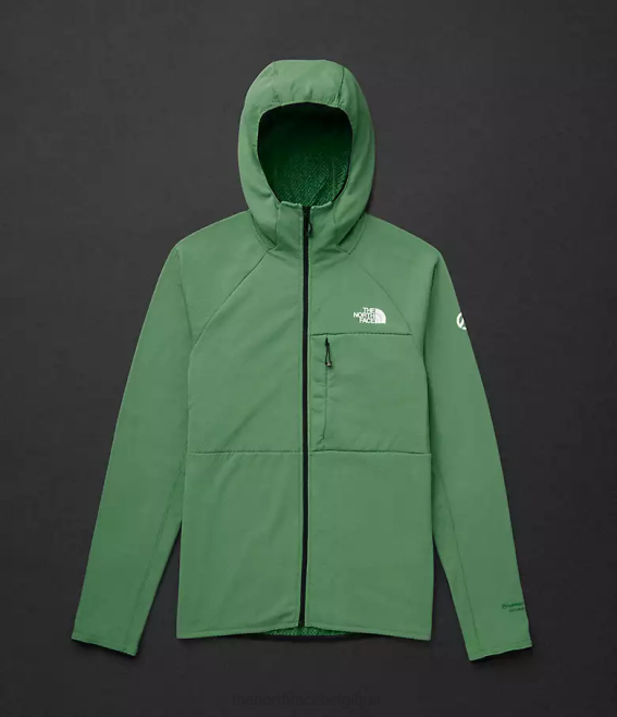 vert herbe profonde Hommes The North Face sweat à capuche entièrement zippé Summit Series Futurefleece 62XR407