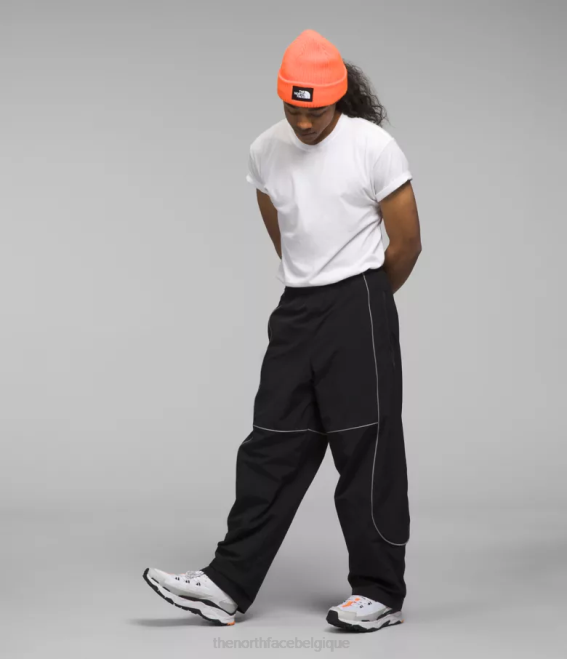 tnf noir Hommes The North Face pantalon coupe-vent à passepoil tek 62XR1307