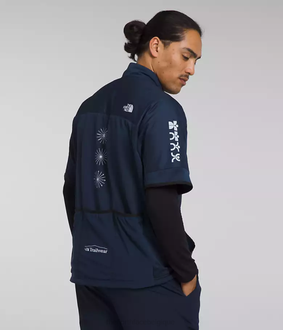 sommet bleu marine/noir tnf Hommes The North Face surchemise chaude d'hiver trailwear 62XR606