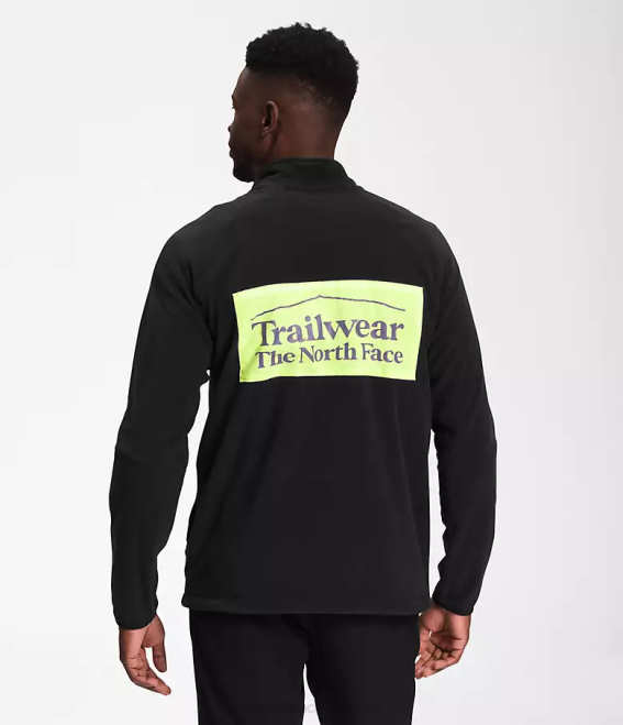tnf noir/led jaune Hommes The North Face trailwear fantasy ridge -zip 62XR650