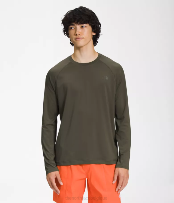 nouveau vert taupe Hommes The North Face plan d'eau classe V 62XR212