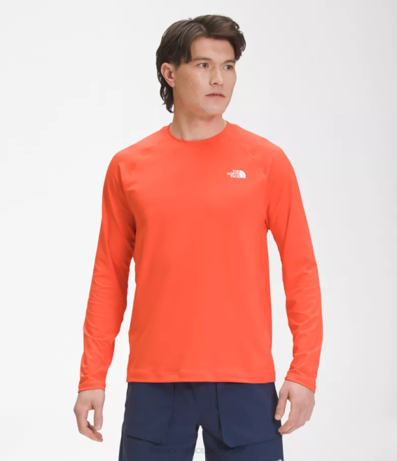 rétro orange Hommes The North Face plan d'eau classe V 62XR214
