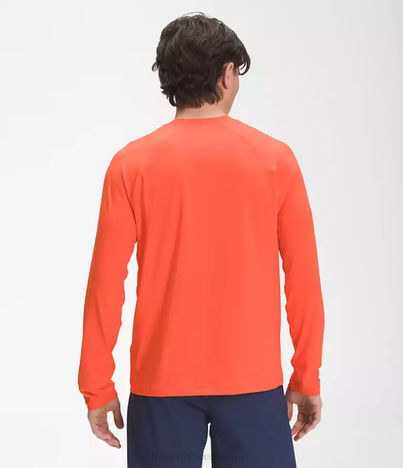 rétro orange Hommes The North Face plan d'eau classe V 62XR214