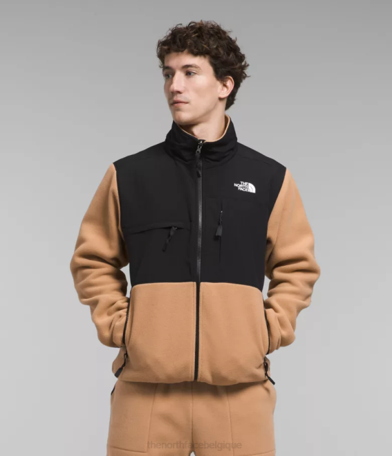 beurre d'amande/tnf noir Hommes The North Face veste denali 62XR194