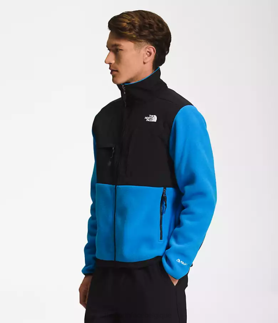 bleu super sonique Hommes The North Face veste denali 62XR198