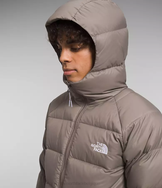 faucon brun Hommes The North Face sweat à capuche en duvet hydrenalite 62XR642