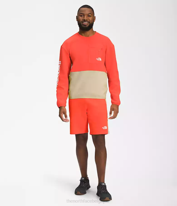 gravier/orange rétro Hommes The North Face Équipe technique TNF 62XR603