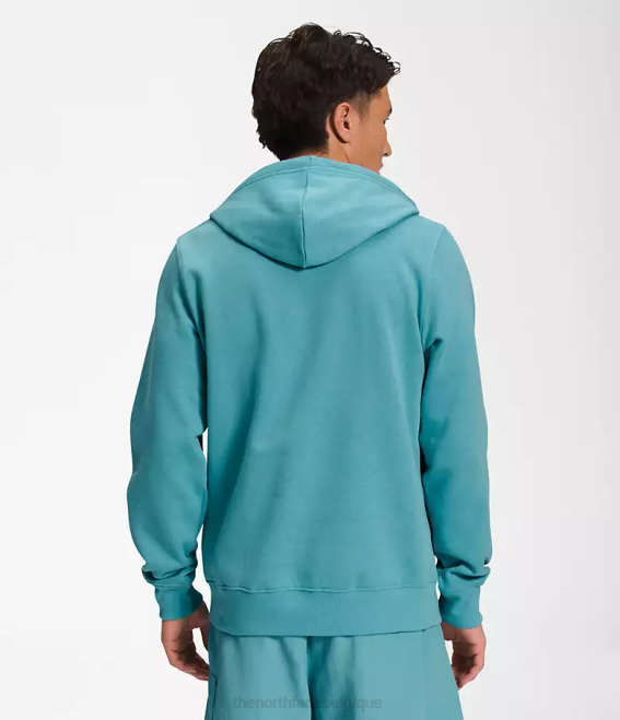 récif de corail bleu Hommes The North Face sweat à capuche demi-dôme géant 62XR1122
