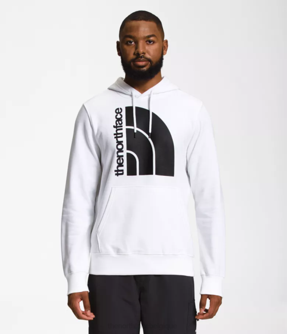 tnf blanc/tnf noir Hommes The North Face sweat à capuche demi-dôme géant 62XR1123 - Cliquez sur l'image pour la fermer