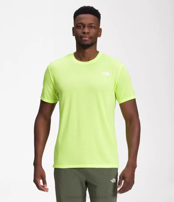 LED jaune Hommes The North Face errer à manches courtes 62XR1258 - Cliquez sur l'image pour la fermer