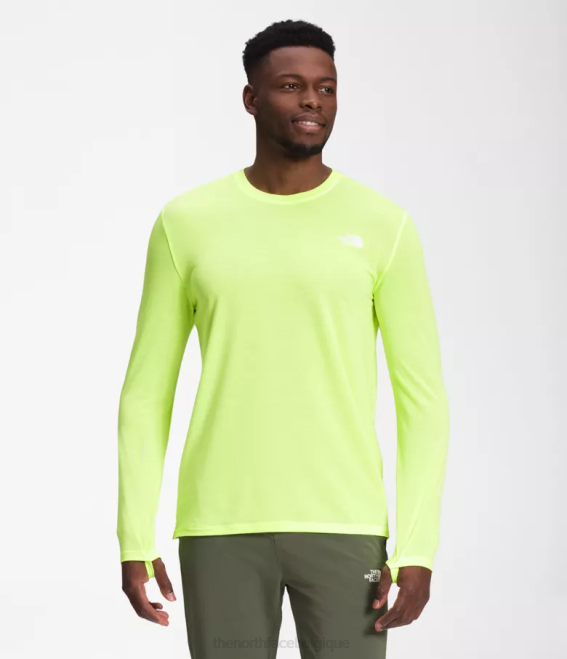 LED jaune Hommes The North Face errer à manches longues 62XR23