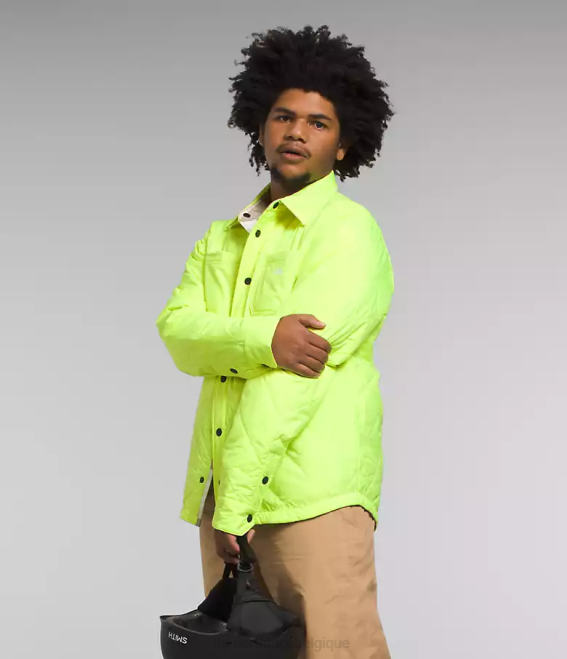 LED jaune/marron utilitaire à carreaux Hommes The North Face flanelle isolée Fort Point 62XR299