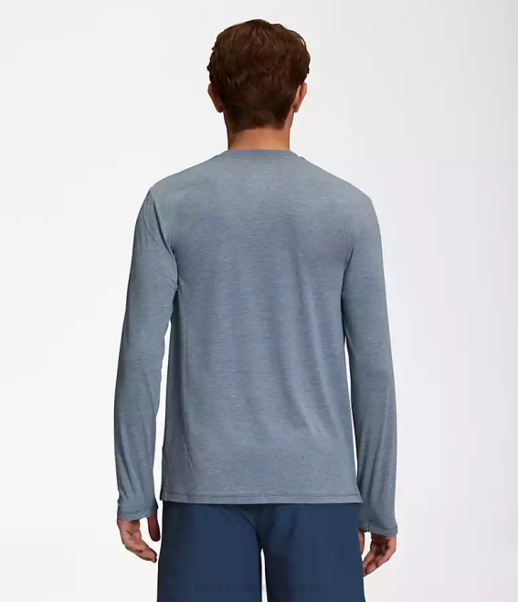 bruyère bleue ombragée Hommes The North Face errer à manches longues 62XR20