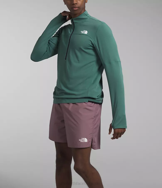 sauge noire Hommes The North Face lever du soleil -zip 62XR486