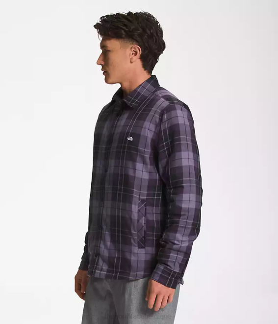 tnf noir/carreaux Hommes The North Face flanelle isolée Fort Point 62XR298