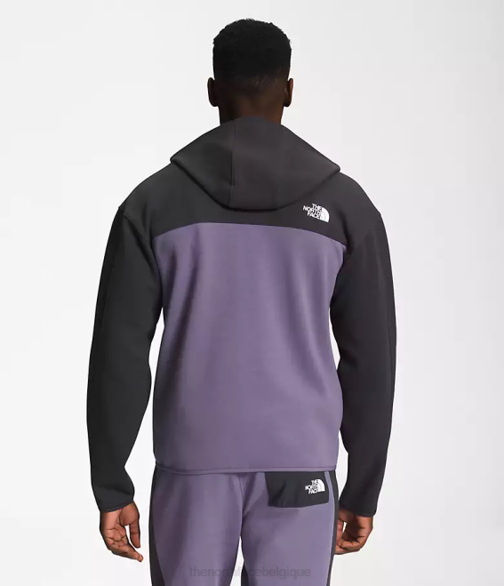 ardoise lunaire Hommes The North Face sweat à capuche entièrement zippé tnf tech 62XR209