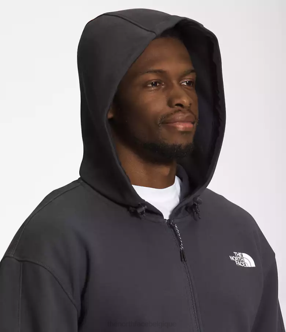 ardoise lunaire Hommes The North Face sweat à capuche entièrement zippé tnf tech 62XR209