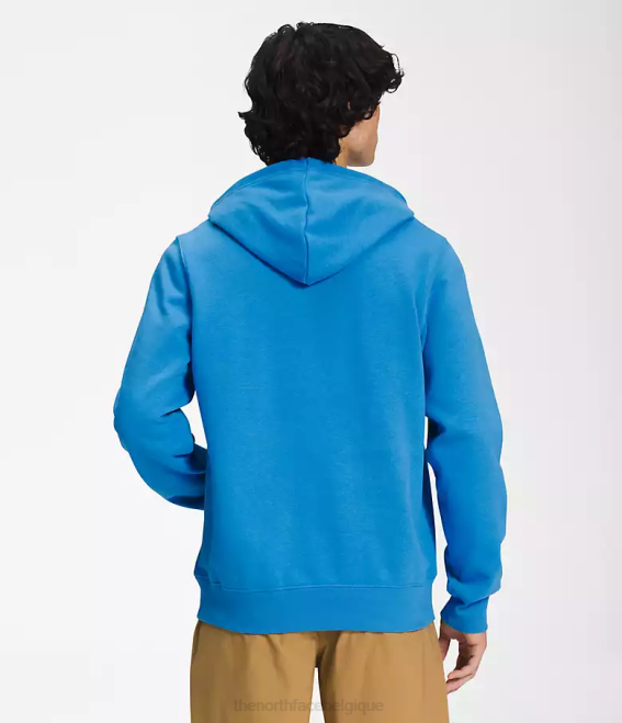 bleu super sonic/blanc tnf Hommes The North Face sweat à capuche demi-dôme 62XR107