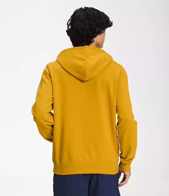 bois de flèche jaune Hommes The North Face sweat à capuche demi-dôme 62XR114