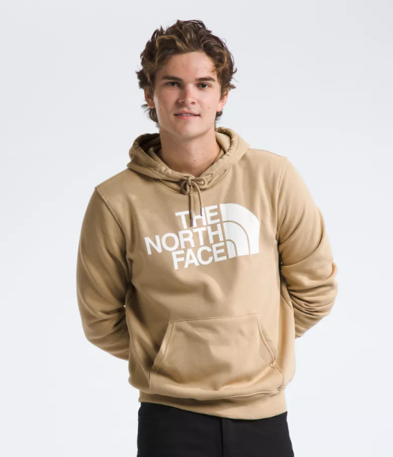 kaki pierre/tnf blanc Hommes The North Face sweat à capuche demi-dôme 62XR108