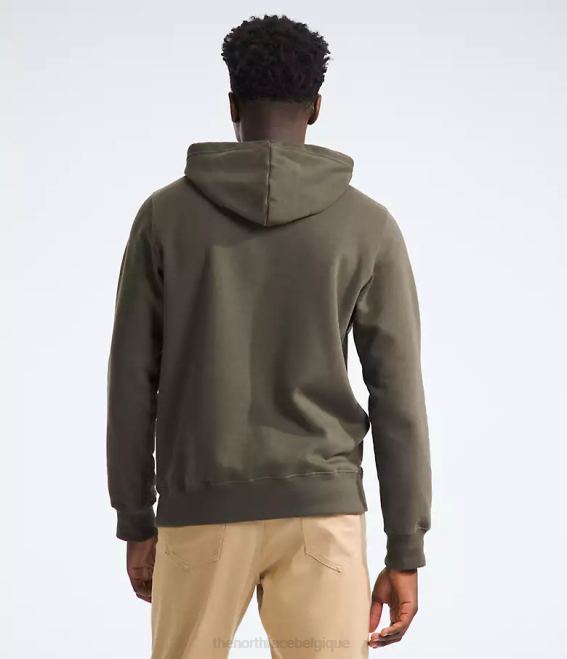 nouveau vert taupe Hommes The North Face sweat à capuche demi-dôme 62XR113