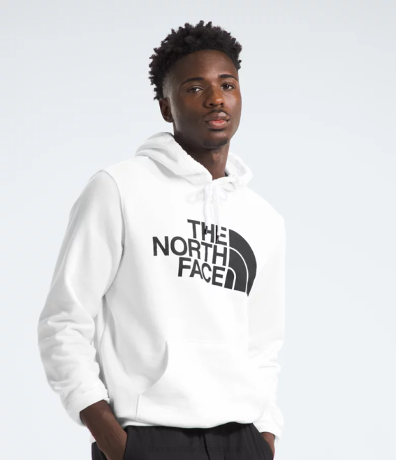 tnf blanc/tnf noir Hommes The North Face sweat à capuche demi-dôme 62XR106