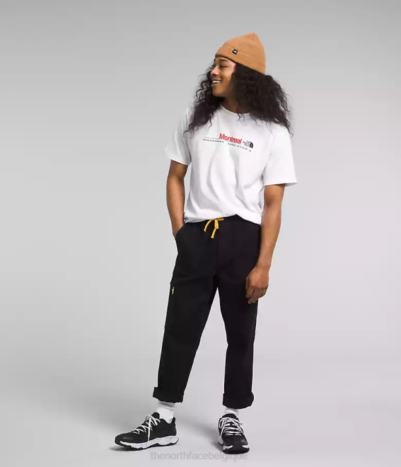 tnf blanc/montréal Hommes The North Face t-shirt de ville à manches courtes 62XR1070
