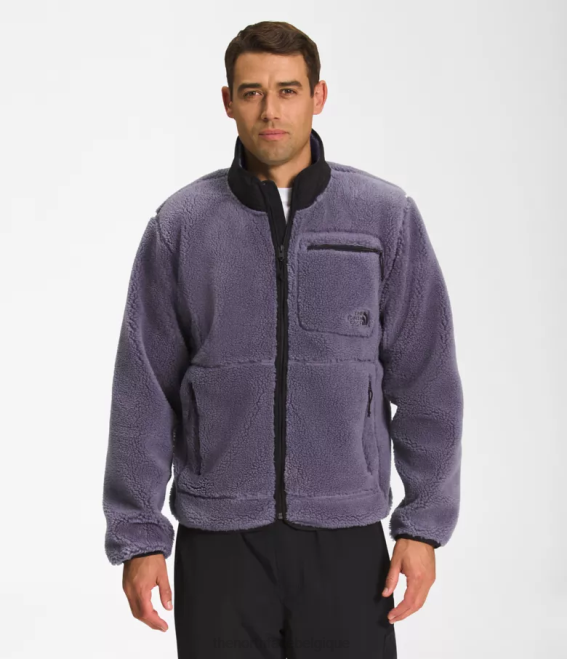 ardoise lunaire Hommes The North Face veste zippée à poils extrêmes 62XR547