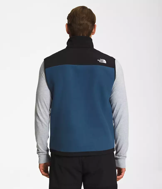 bleu ombragé Hommes The North Face gilet denali 62XR597