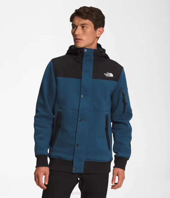 bleu ombragé Hommes The North Face veste polaire highrail 62XR545