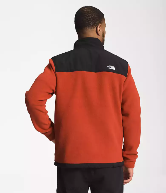 bronze rouillé/noir tnf Hommes The North Face veste alpine polartec 200 entièrement zippée 62XR541