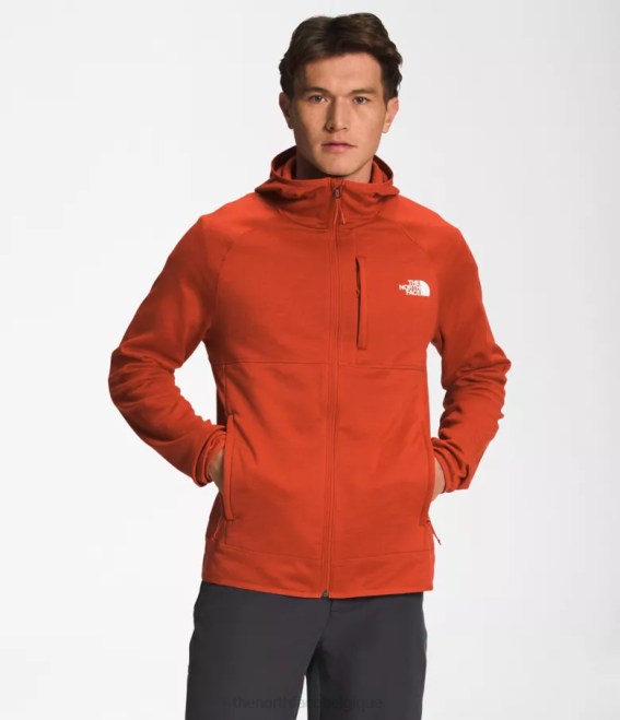 bruyère en bronze rouillé Hommes The North Face sweat à capuche canyonlands 62XR925