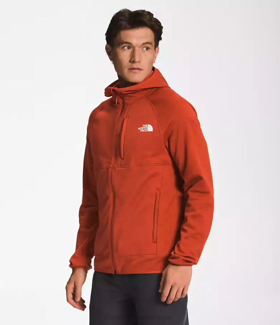 bruyère en bronze rouillé Hommes The North Face sweat à capuche canyonlands 62XR925