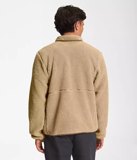 kaki pierre/marron utilitaire Hommes The North Face veste zippée à poils extrêmes 62XR548