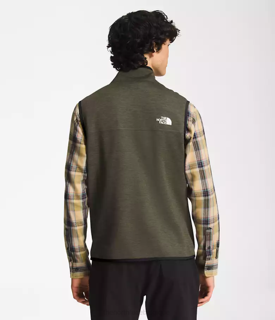 nouveau vert taupe chiné Hommes The North Face gilet canyonlands 62XR98