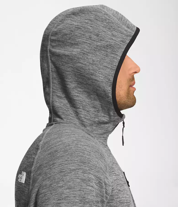 tnf gris moyen chiné Hommes The North Face sweat à capuche canyonlands 62XR922