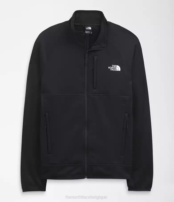 tnf noir Hommes The North Face Canyonlands à fermeture éclair intégrale 62XR951