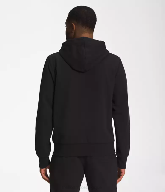 tnf noir Hommes The North Face sweat à capuche zippé à écusson Heritage 62XR703