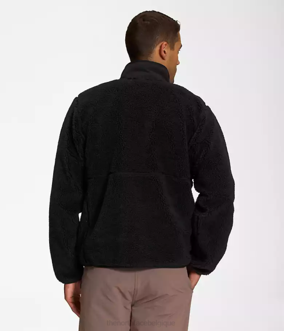 tnf noir Hommes The North Face veste zippée à poils extrêmes 62XR546